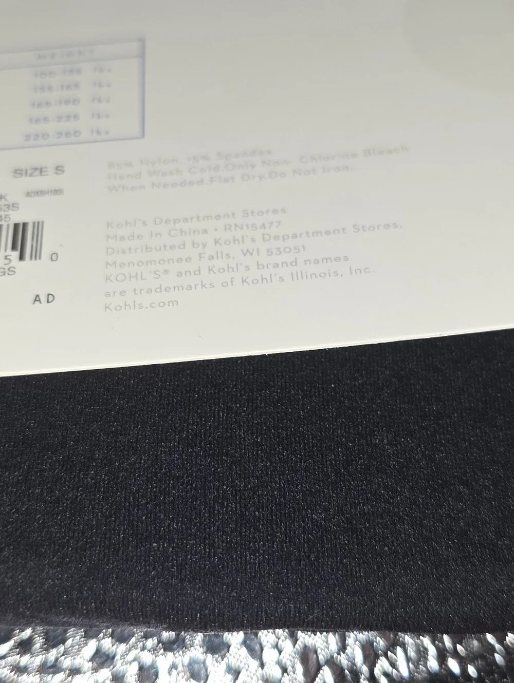 Apt. 9 Black Opaque Tights 2-Pack